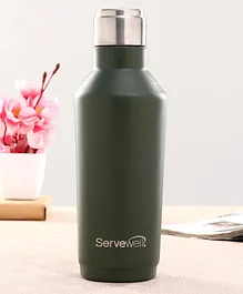 Servewell Alaska Single Wall Water Bottle Green - 675 ml