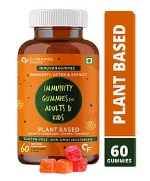 Carbamide Forte Immunity Booster Gummies for Adults & Kids with Vitamin C - 60 Veg Gummies