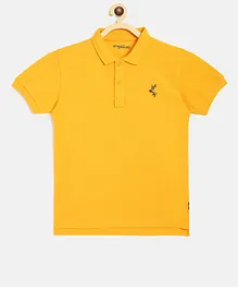 Li'L tomatoes Half Sleeves Solid Color T-Shirt With A Surprise Gift - Mustard Li'L tomatoes Half Sleeves Solid Color T-Shirt With A Surprise Gift - Mustard