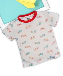 ROYAL BRATS Short Sleeves Owl Print T-Shirt - White ROYAL BRATS Short Sleeves Owl Print T-Shirt - White