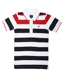Allen Solly Juniors Half Sleeves Striped Tee - Multi Color Allen Solly Juniors Half Sleeves Striped Tee - Multi Color