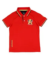 Allen Solly Juniors Half Sleeves Text Patch Tee - Red Allen Solly Juniors Half Sleeves Text Patch Tee - Red