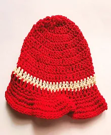 Knits & Knots Solid Color Bucket Cap - Red Knits & Knots Solid Color Bucket Cap - Red