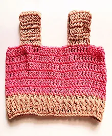 Knits & Knots Sleeveless Dual Shaded Crop Top - Pink Knits & Knots Sleeveless Dual Shaded Crop Top - Pink