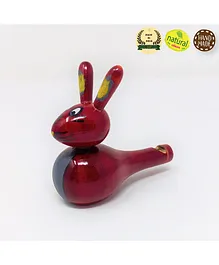 A&A Kreative Box Wooden Bunny Whistle - Pink