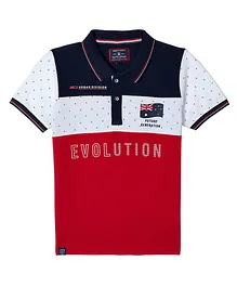 Monte Carlo Short Sleeves Text Print Tee - Red Monte Carlo Short Sleeves Text Print Tee - Red