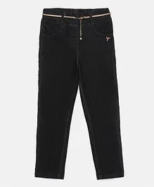 Tiny Girl Solid Mid Rise Jeggings - Black Tiny Girl Solid Mid Rise Jeggings - Black