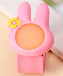 Mosquito Repellent Cartoon Slap Bracelet with 1 Sticker - Pink