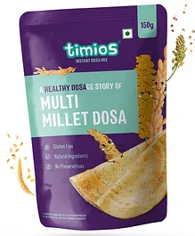 timios Supergrain Instant Dosa Mix Pack of 2 - 150 gm Each