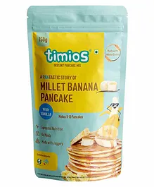 timios Multigrain No-Maida Organic Banana Millet Instant Pancake Sweetened with Jaggery - 150 g 