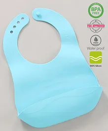 Babyhug Foldable Bib - Blue