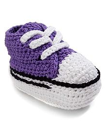 Jefferies Socks Fancy Booties - Purple Jefferies Socks Fancy Booties - Purple
