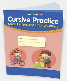 Cursive Practice Small Letters and Capital Letters Writing Book - English