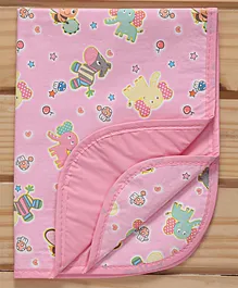 Diaper Changing Mat with Multiprint - Pink (Prints May Vary)