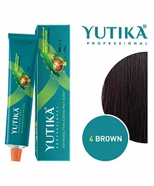 Yutika Pro Brown.4.0 Ammonia Free Hair Color - 100 gm