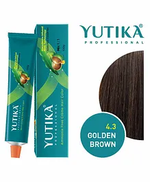Yutika Pro 4.3 Golden Brown Ammonia Free Hair Color - 100 gm