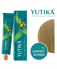 Yutika Pro Ammonia Free Lightest Blonde.10.0 Hair Color - 100 gm