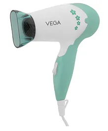 Vega Insta Glam 1000w Foldable Hair Dryer - Blue