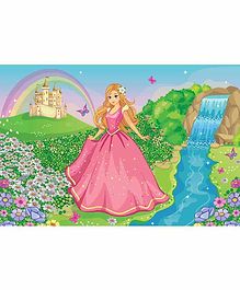 Wens Cartoon Theme Self Adhesive Wall Poster - Multicolor