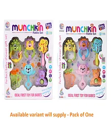 Ratnas Munchin Rattle Set of 6 Pieces - Color &  Shape May Vary