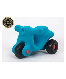 Rubbabu Natural Rubber Scooter Large - Blue