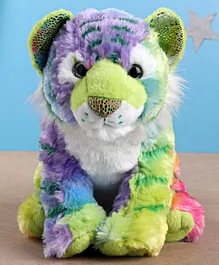 Wild Republic Rainbowkins Tiger Soft Toy - Length 39 cm (Color May Vary)