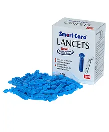 Smart Care Lancet Needles Round - Blue