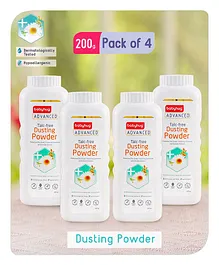 Babyhug Advanced Talc-Free Dusting Powder - 200gm - Pack of 4