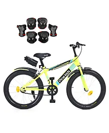 Pine Kids 99 Assembled Bicycle with 20 Inch Wheels - Green &Safety and Protective Gear Accessories