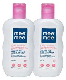 Mee Mee Moisturising Baby Lotion with Fruit Extracts - 100 ml(Pack of 2)