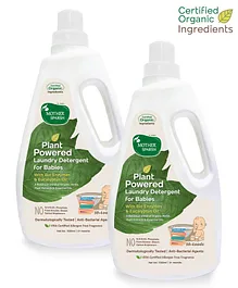 Mother Sparsh Plant Powered Laundry Liquid Detergent - 1000 ml (Pack of 2)