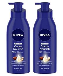 Nivea Cocoa Nourish Body Lotion - 400 ml Pack of 2