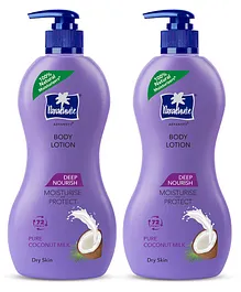 Parachute Advansed Deep Nourish Body Lotion With Pure Coconut Milk - 400 ml Pack of 2