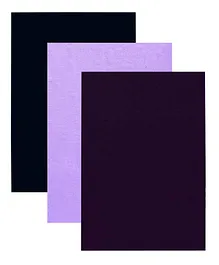 Quick Dry Baby Bed Protector Medium - Lilac , Navy Blue and Maroon (pack of 3)