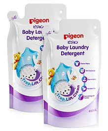 Pigeon Baby Liquid Laundry Detergent Refill Pack - 450 ml (Pack of 2)