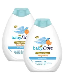 Baby Dove Rich Moisture Lotion 400 ml (Pack of 2)