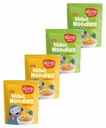 Slurrp Farm Foxtail and Little Millet Noodles - 192 gm (Pack of 4)