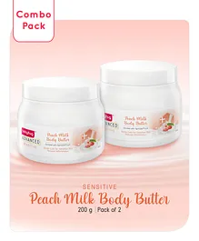 Babyhug Advanced Sensitive Peach Milk Body Butter - 200g (Pack of 2)