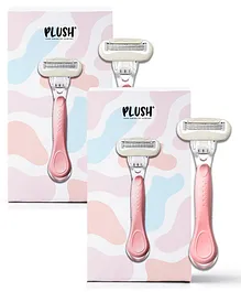 Plush Body Razor for Women for Easy Hair Removal (Pack of 2)