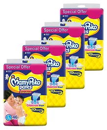 MamyPoko Pants Standard Pant Style Diapers  (Large) 46 - (Pack of 4)