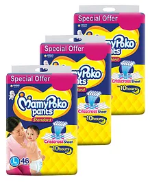 MamyPoko Pants Standard Pant Style Diapers  (Large) 46 - (Pack of 3)