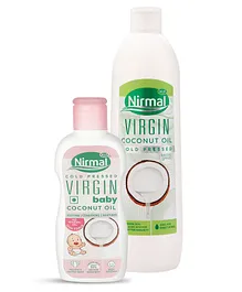 KLF Nirmal Virgin Coconut Oil - 500 ml & KLF Nirmal Virgin Baby Coconut Oil - 200ml