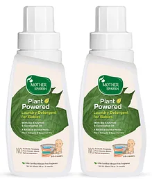Mother Sparsh Baby Plant Powered Baby Liquid Laundry Detergent- 200 ml(Pack of 2)