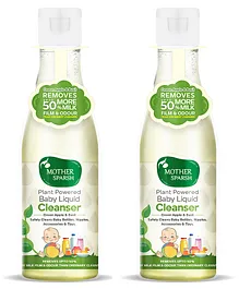 Mother Sparsh Baby Natural Baby Liquid Cleanser-175ml(Pack of 2)
