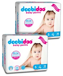 Doobidoo Baby Pant Style Diaper Small - 18 Pieces - (Pack of 2)