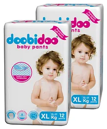 Doobidoo Baby Pant Style Diapers XL - 12 Piece - (Pack of 2)