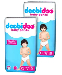 Doobidoo Baby Pant Style Diapers XL - 26 Pieces - (Pack of 2)