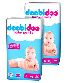 Doobidoo Baby Pant Style Diaper Small - 40 Pieces - (Pack of 2)
