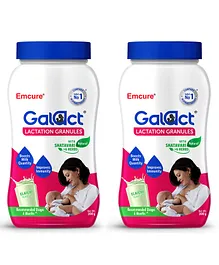 Galact Granules Lactation Supplement with Shatavari Elaichi Flavour - 200 gm (Pack of 2)