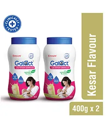 Galact Granules Lactation Supplement with Shatavari Kesar Flavour - 400 g (Pack of 2)